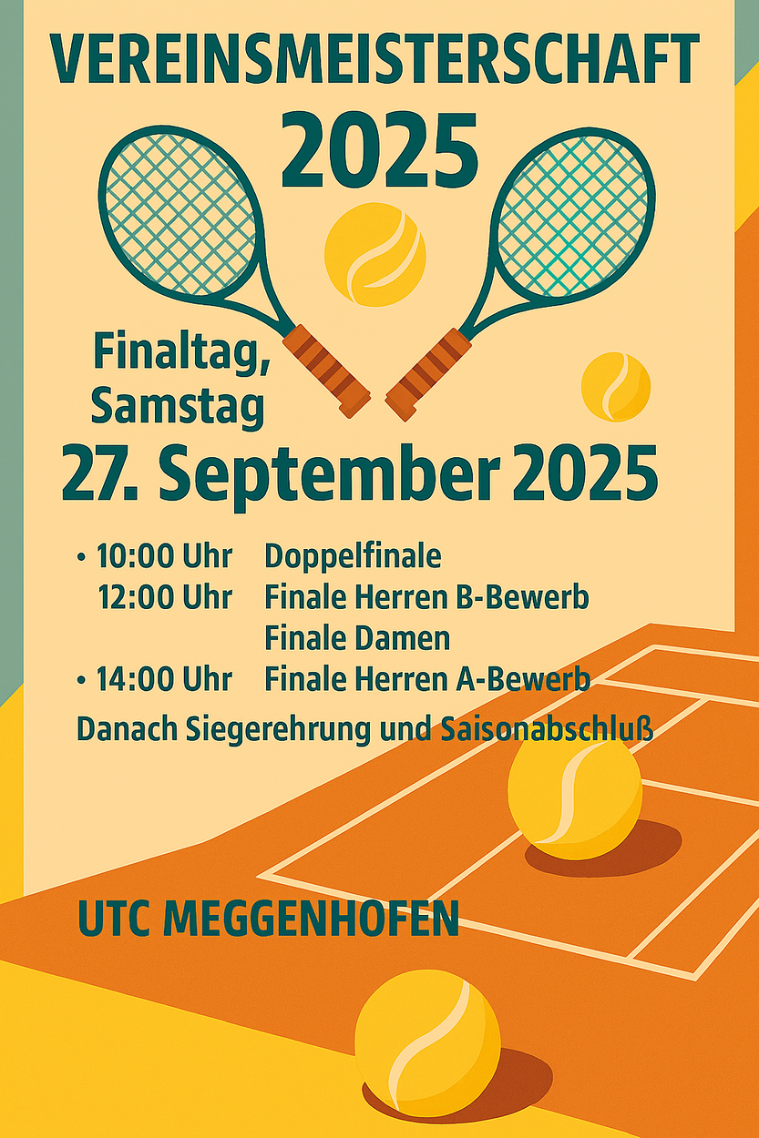 Vereinsmeisterschaft Finaltag 27.9.25